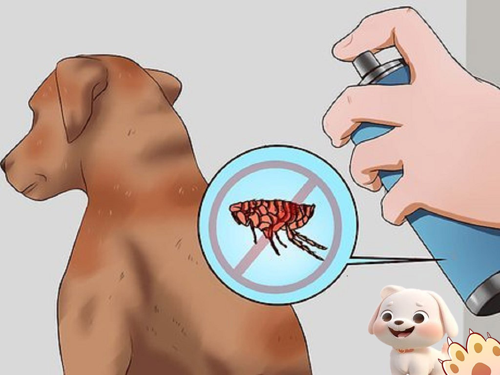 Dog dental care illustration