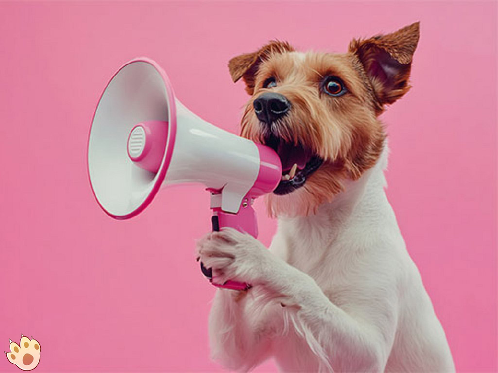 Dog dental care illustration