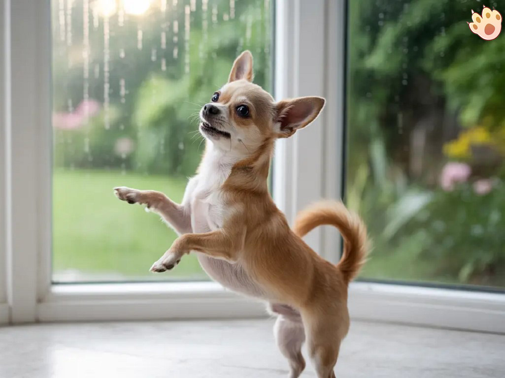 Dog dental care illustration