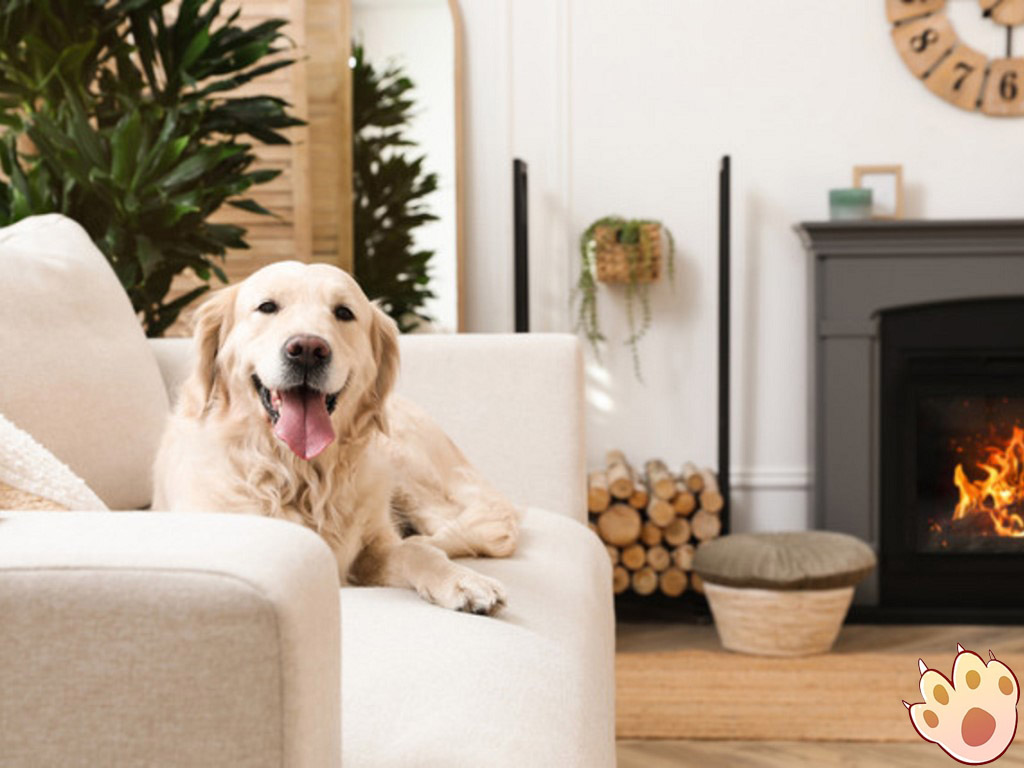 Dog dental care illustration